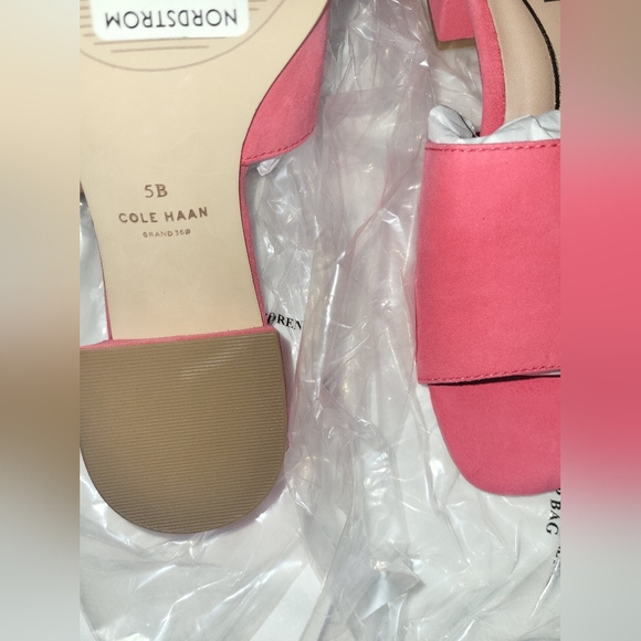 Cole Haan Women's Vibrant Pink Mules - Picture 2 of 2